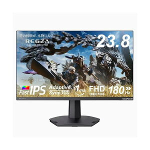 REGZA �Q�[�~���O���j�^�[ 23.8�C���` FHD 180Hz �����X�^�[�n���^�[���C���Y�����掿 1ms(GTG) HDR10