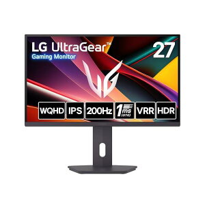 LG �Q�[�~���O���j�^�[ LG UltraGear 27G610A-B 27�C���`/WQHD(2560×1440)/200Hz/IPS 1ms(GTG)/sRGB 99%/DisplayHDR 400
