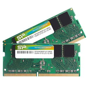 �V���R���p���[ �m�[�gPC�p������ DDR4-2133 (PC4-17000) 8GBX2�� (16GB) 260pin 1.2V CL15 SP016GBSFU213B22