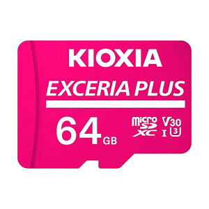 KIOXIA(�L�I�N�V�A) �����Ń����� microSD 64GB EXCERIA PLUS UHS-I U3 V30 Class10 Nintendo Switch����m�F�� micr