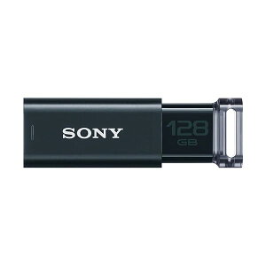 �\�j�[ USB������ USB3.1 128GB �u���b�N �L���b�v���X USM128GUB [�������K�i]