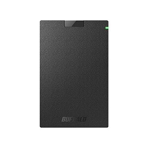 BUFFALO USB3.1(Gen.1)�Ή� �|�[�^�u��HDD �X�^���_�[�h���f�� �u���b�N 500GB HD-PCG500U3-BA