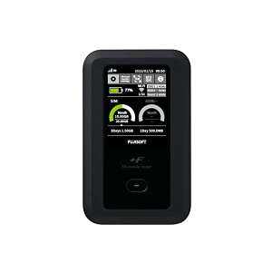 �x�m�\�t�g(Fujisoft) 5G�Ή�Wi-Fi���o�C�����[�^�[ +F FS050W