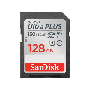 �T���f�B�X�N Ultra PLUS SDXC UHS-I�J�[�h 128GB SDSDUWC-128G-JN3IN