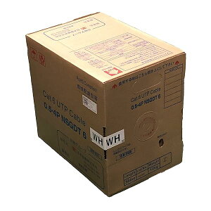 Cat6�@LAN�P�[�u���i300m�����j�@NSGDT6 0.5mm-4P ��