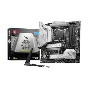 MAG B760M MORTAR WIFI II intel ��14�E13�E12���� Core�v���Z�b�T�Ή� LGA1700 B760�`�b�v�Z�b�g���� Micro-ATX �}�U�[�{�[�h MAG B760M MORTAR WIFI II MB6317