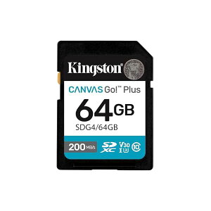 �L���O�X�g�� 64GB SDXC Canvas Go Plus Gen4 200MB/�b C10 UHS-I U3 V30 SDG4/64GB
