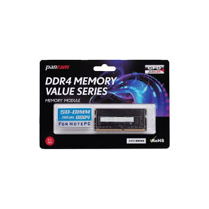 CFD�̔� �m�[�gPC�p������ PC4-17000(DDR4-2133) 4GB×1�� 260pin DIMM (������)(Panram�V���[�Y) D4N2133PS-4G