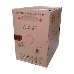 Cat5e�@LAN�P�[�u���i300m�����j�@NSEDT 0.5mm-4P�@��