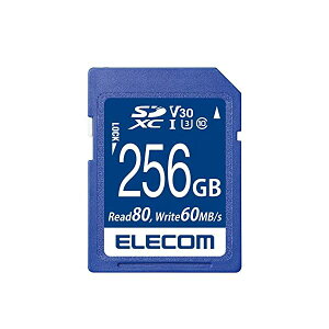 SDXC�J�[�h �f�[�^�����T�[�r�X�t �r�f�I�X�s�[�h�N���X�Ή� UHS-I U3 80MB s 256GB MF-FS256GU13V3R