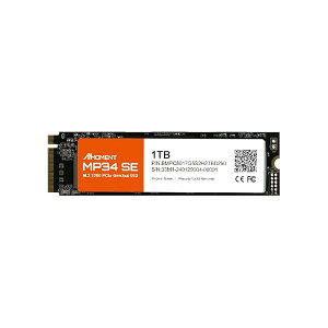 MP34 SE 1TB M.2 2280 PCIe Gen3x4 NVMe1.3 ����SSD (�ő�Ǎ�2100MB/s)