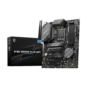 �}�U�[�{�[�h B760 GAMING PLUS WIFI DDR5 ��14/13/12����CPU(LGA1700)�Ή� PCIE�X���b�g×5 ATX�Q�[�~���O���f�� [Intel B760 ����] MB6169