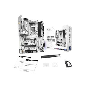 B760M Pro RS WiFi �z���C�g Intel Micro ATX �}�U�[�{�[�h DDR5 DIMM 7200 MHz 256GB LGA1700 SATA3 6.0 Gb/s LED M.2