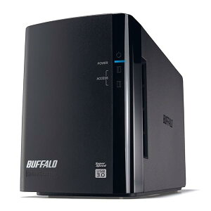 BUFFALO �~���[�����O USB3.0 �O�t�n�[�h�f�B�X�N 2�h���C�u 8TB HD-WL8TU3/R1J
