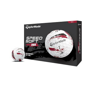 �e�[���[���C�h(TAYLOR MADE) TMJ24 SpeedSoft INK RED 12���� �X�s�[�h�\�t�g �C���N ���b�h �S���t�{�[�� 2024�N���f�� ���b�h