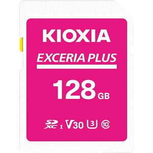 (�L�I�N�V�A)�y���{���zSD�J�[�h 128GB EXCERIA PLUS UHS-I U3 V30 Class10 SDXC �ő�Ǐo���x100MB/s �ő发��60MB/s 4K�Ή� �����T�|�[�g���K�i ���[�J�[5�N KLNPAE128G