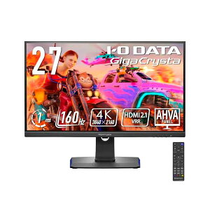 �A�C�E�I�[�E�f�[�^ IODATA �Q�[�~���O���j�^�[ 27�C���` GigaCrysta 160Hz 1ms AHVA�p�l�� (HDMI2.1/4K/PS5/HDMI×2/DisplayPort×1/USB-C×1/��������/�c����]/�X�s�[�J�[�t/�����R���t/) EX-GCU271HXAB