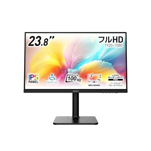 �r�W�l�X���j�^�[ Modern MD2412P IPS�p�l�� �t��HD/23.8�C���`/HDMI/USB Type-C/���t���b�V�����[�g100Hz/�u���[���C�g�J�b�g/�A���`�t���b�J�[/VESA�Ή�/�s�{�b�g�E�p�x�E��������/���[�J�[3�N