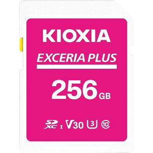 (�L�I�N�V�A)�y���{���zSD�J�[�h 256GB EXCERIA PLUS UHS-I U3 V30 Class10 SDXC �ő�Ǐo���x100MB/s �ő发��85MB/s 4K�Ή� �����T�|�[�g���K�i ���[�J�[5�N KLNPAE256G