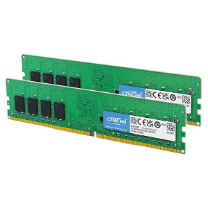 �f�X�N�g�b�v�p���݃����� 16GB(8GBx2��) DDR4 3200MT/s(PC4-25600) CL22 UDIMM 288pin CT2K8G4DFRA32A
