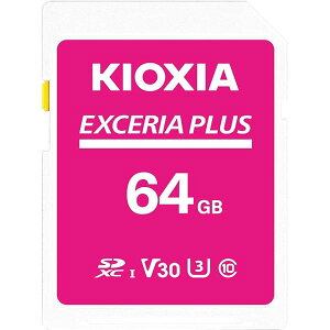 (�L�I�N�V�A)�y���{���zSD�J�[�h 64GB EXCERIA PLUS UHS-I U3 V30 Class10 SDXC �ő�Ǐo���x100MB/s �ő发��60MB/s 4K�Ή� �����T�|�[�g���K�i ���[�J�[5�N KLNPAE064G