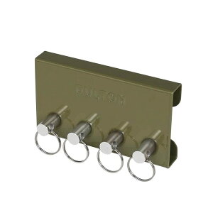 �_���g��(Dulton) �}�O�l�b�g �L�[ �X�g���[�W Keyring 4pcs OLIVE DRAB 121-375OV