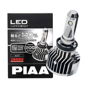 PIAA(�s�A) 2�֎Ԑ�p �w�b�h���C�g�pLED�o���u 6000K H11/9 �^�C�v 12V23W �y�Ԍ��Ή��zMLE4