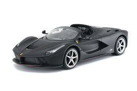 キョウショウエッグ 1/14スケール ラ・フェラーリ アぺルタ(マットブラック) 手動開閉ドア＆ドリフト TX052 ブラック