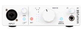 Arturia アートリア 音楽制作ソフト付属 ポータブル・オーディオインターフェイス MiniFuse 1 ホワイト