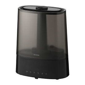 アイリスオーヤマ 上給水超音波ハイブリッド加湿器 550ml ブラック