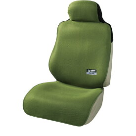 ボンフォーム(BONFORM) シートカバー ファインデオ 軽/普通車 フロント1枚 消臭・抗菌 取付簡単 丸洗いOK フロント-1 カーキ 4023-10K