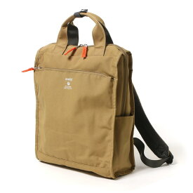 CABIN トート型リュック 軽量 A4 強撥水 軽い デイパック パックパック 多収納 通勤 通学 2way メンズ レディース ユニセ ックス GTM0171Z ベージュ BE