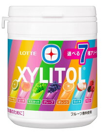 ロッテ キシリトールガム 7種アソートボトル 133g