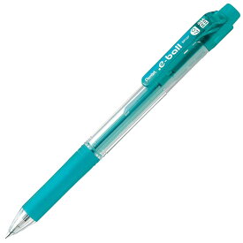 ぺんてる 油性ボールペン ドットイー BK127D 0.7グリーン軸 10本