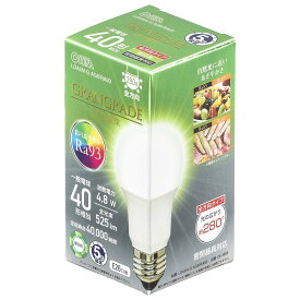 オーム電機 LED電球 E26 40形相当 昼白色 LDA5N-G AG6/RA93 06-3856 OHM