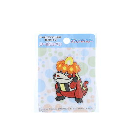 稲垣服飾 ポケットモンスター ポケモン シール ワッペン アチゲータ シール・アイロン両用接着 SW POW021