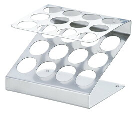 新潟精機 BeHAUS 日本製 Z型試験管立て リム付 φ15x150 WZ-2
