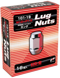 KYO-EI(協永産業) ホイールナット 鉄製 ラグナット 個数:16個入 袋タイプ 19HEX M12 x P1.5 101-19-16P
