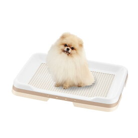 リッチェル(Richell) お掃除簡単ステップトレー レギュラー アイボリー ペット ドッグ 犬 用 トイレ トレーニング メッシュ すべりにくい