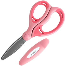 コクヨ(KOKUYO) ハサミ こども 右手用 エアロフィットサクサ グルーレス刃 ピンク ハサ-P270P