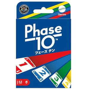 �}�e���Q�[��(Mattel Game) �t�F�[�Y �e�� Phase 10 �Q�[�� �p�[�e�B�[�O�b�Y �m��Q�[�� �J�[�h�Q�[�� 112�� 2-6�l�p 7�΂��� �u���[ HCF91