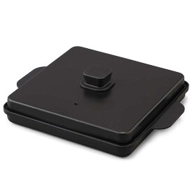 アイリスオーヤマ IH専用平面プレート 蓋つき セ ラミックコーティング お手入れ簡単 お手軽 IHK-T37(1400W)対応 IHKP-HP14-B ブラック