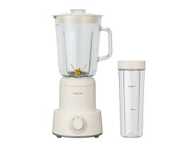 コイズミ ミキサー 1000ml タンブラー付き ガラスジャー ホワイト KMX-1001/W