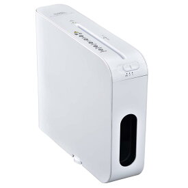 オーム電機 OHM スリムマイクロカットシュレッダー 家庭用 SHR-MX700-W