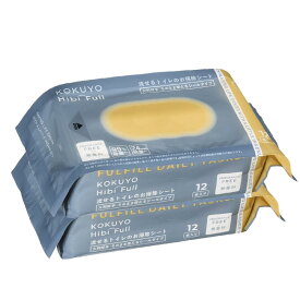 コクヨ トイレ 掃除 シート ヒビフル 流せる 大判 厚手 無香料 2個 HibiFull KHF-TDS101-1X2
