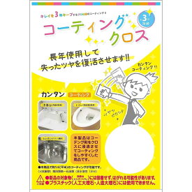 和気産業(Waki Sangyo) 3年美キープ コーティングクロス お掃除後専用 無色透明 12ml 洗面台 トイレ シンク CTG010