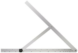 シンワ測定(Shinwa Sokutei) アルミ自由金 筋交 角度目盛付き 60cm 62662