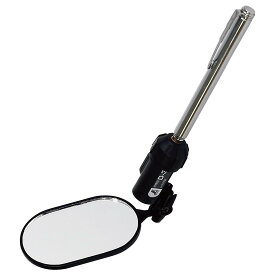 シンワ測定(Shinwa Sokutei) 点検鏡D 楕円型 ライト付き 50×80mm 74157