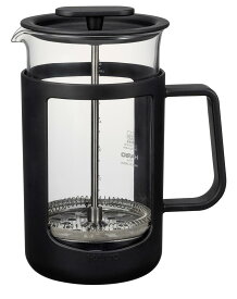 HARIO(ハリオ)カフェプレス・U プレス式コーヒー 耐熱ガラス 実用容量600ml ブラック CPU-4-B