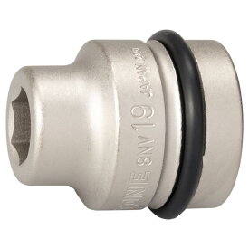 トネ(TONE) インパクト用ソケット 8NV-19 差込角25.4mm(1”) 二面幅19mm